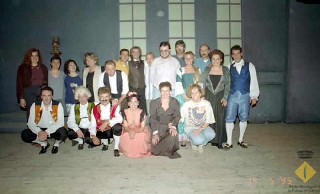 Grup d'actors de la Societat Aliança Palmarenca