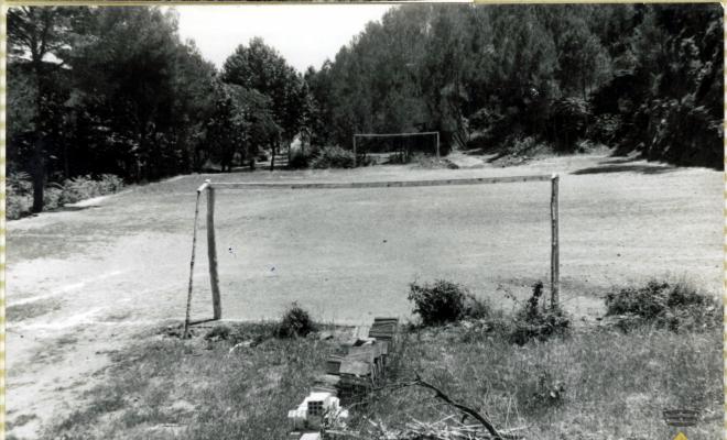 Vista del camp de futbol vell de la Palma