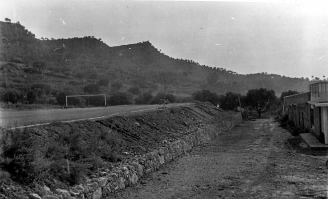 Vista del camp de futbol nou de la Palma