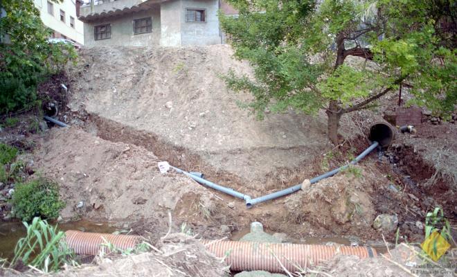 Obres de canalització d'aigües