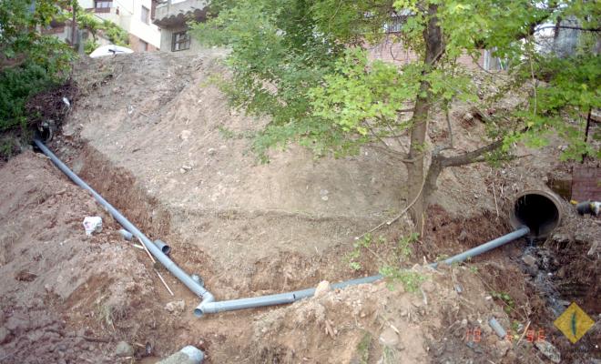 Obres de canalització d'aigües