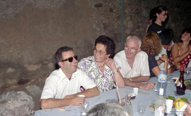 Sopar de Festa Major al carrer Santa Maria
