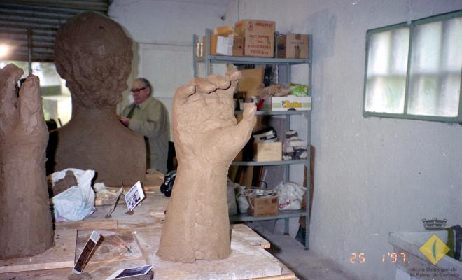 Procés de creació dels gegants de la Palma de Cervelló