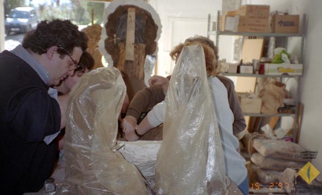 Procés de creació dels gegants de la Palma de Cervelló