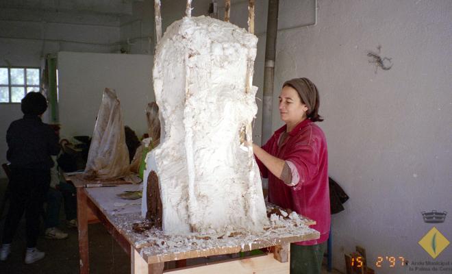 Procés de creació dels gegants de la Palma de Cervelló