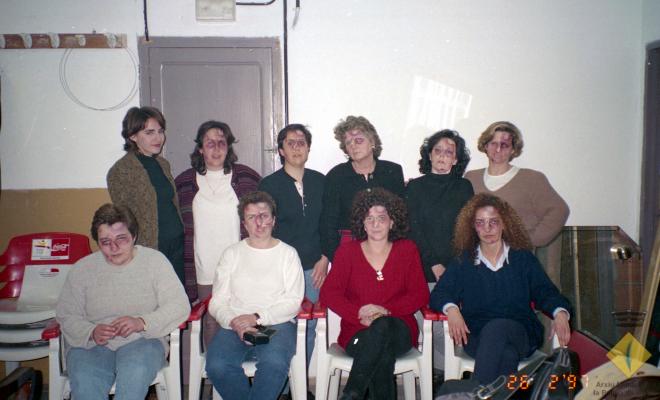 Curs de maquillatge per actors a la seu de l'Aliança Palmarenca