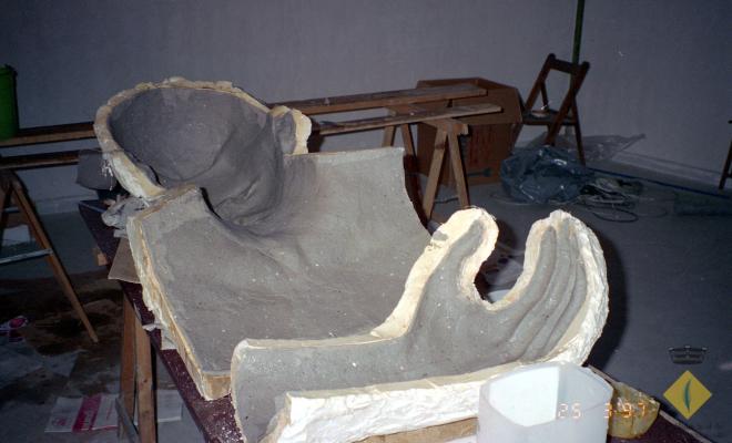 Procés de creació dels gegants de la Palma de Cervelló