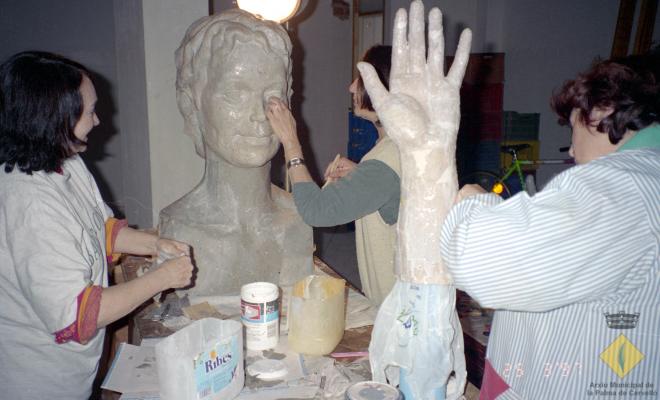 Procés de creació dels gegants de la Palma de Cervelló