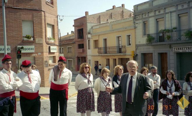 Grup de caramelles dirigit per Esteve Fisas Alemany