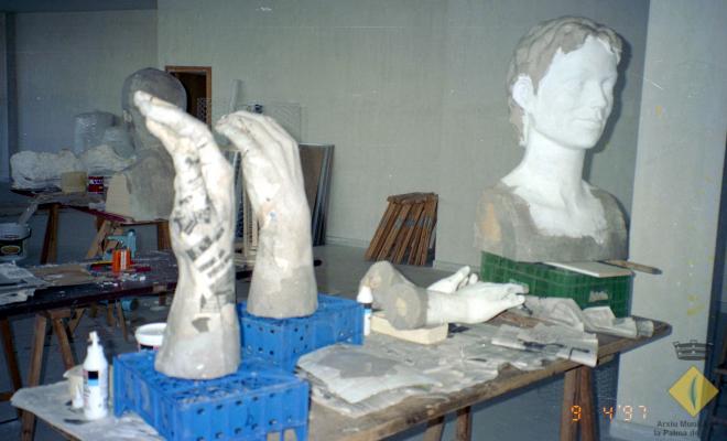 Procés de creació dels gegants de la Palma de Cervelló