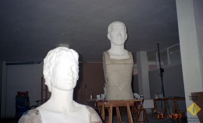Procés de creació dels gegants de la Palma de Cervelló