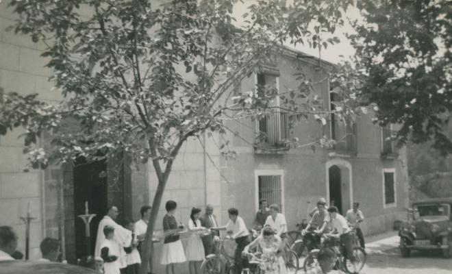 Benedicció de bicicletes per Sant Cristòfol