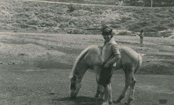 Dona amb un cavall