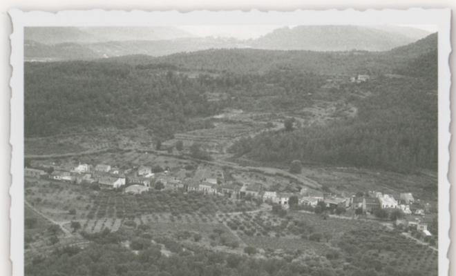 Vista general de la Palma envoltada de camps i boscos