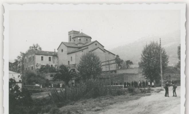 Vista genera de l'església de Santa Maria