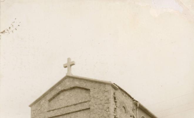 Façana principal de l'Església parroquial