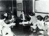 Roda de permsa informativa de la col·locació de la primera pedra i inici d'obres del barri de Torreguitart. Sabadell