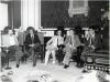 Presa de possessió de l'alcalde i regidors. Eleccions municipals de maig del 1983. Sabadell