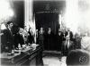 Presa de possessió de l'alcalde i regidors. Eleccions municipals de maig del 1983. Sabadell