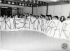 Manifestació d'estudiants d'ensenyament mitjà. Sabadell