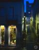 Travessia de la Borriana vista des del carrer Sant Joan de nit