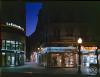 Botigues del passeig de la Plaça Major de nit