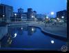 La plaça de la Creu Alta de nit