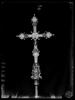 Revers de la creu parroquial de l'església de Sentmenat
