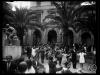 Audició de sardanes a la plaça del Doctor Robert. Sabadell
