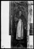 Sant Domènec. Detall de les polseres del retaule de Sant Vincenç de Jonqueres. Exposició rosariana. Acadèmia Catòlica. Sabadell