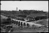 Panoràmica del Pont de la Salut sobre el Riu Ripoll. Sabadell