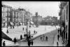 La Plaça Major de Sabadell, al fons les peixateries. Sabadell