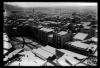 Panoràmica de Sabadell nevat des del campanar de Sant Feliu. Sabadell