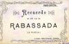Portada del bloc de postals: Recuerdo de la Rabassada (12 vistas). A. Fabert - Editor Fotógrafo - Valencia.