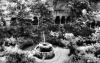 Jardins del claustre del monestir, de Sant Cugat del Vallès. 