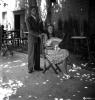 Festa Major. Retrat d'una parella de balladors del Paga-li Joan, a la Unió.