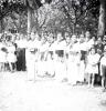 Fira de setembre. Desfilada i actes politicomilitars, a l'actual Parc de l'Hort de l'Abat-Jardins del Paga-li Joan.