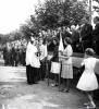 Fira de setembre. Desfilada i actes politicomilitars, a l'actual Parc de l'Hort de l'Abat-Jardins del Paga-li Joan.