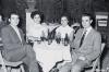 Retrats de grup a la terrassa del bar del Cinema Principal [?].