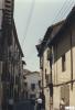 Carrer Capsavila amb l'edifici del Mas Prat (edifici de l'arxiu) al fons