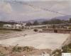Obres de construcció de la pista poliesportiva al costat del camp de futbol i zona esportiva 