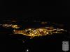 Vista general de Centelles de nit, presa des del Puigsagordi