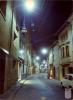 Carrer Jesús il·luminat de nit
