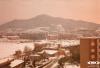 Vista parcial de Montornès del Vallès nevat