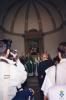 Missa a Sant Jordi de Puigseslloses per commemorar el 125è aniversari de la missa nova de Verdaguer, concelebrada per l'Excm. i Rvdm. Josep M. Guix, bisbe de Vic, i l'Excm. i Rvdm. Jaume Camprodon, bisbe de Girona. Cant coral Orfeó Vigatà