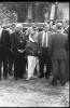 Inauguració dels monòlits de la ruta Verdaguer. Autoritats, Josep Maria Guix i Ferreres, bisbe de Vic, Joaquim Xicoy i Bassegoda, president del Parlament de Catalunya, Miquel Masramon Tenas, alcalde de Folgueroles, Enric Castellnou i Alberch, diputat al