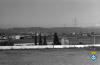 Panoràmica de Folgueroles. En primer terme el camp de futbol i el cementiri