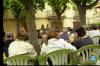 Parlaments institucionals de Festa Verdaguer a càrrec de Maria Mercè Miró que va editar Jovenívoles, Gil Orriols, alcalde de Folgueroles i Carme Torrents, directora de la casa museu Verdaguer