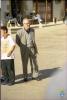 Sardanes a la plaça de la Ricardera. El rector Ramon Besora