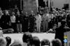Ballets dins la Festa Verdaguer. Gil Orriols, alcalde de Folgueroles, Just Palma, regidor de Vic, Maria Homs, presidenta d'Amics de Verdaguer